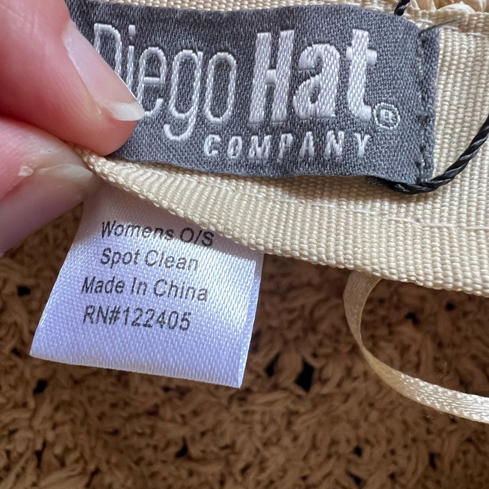 San Diego Hat Company Natural Crochet Sun Hat - Picture 5 of 5
